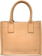Berba Dames Leren Handtas Icons 885-114 Nude