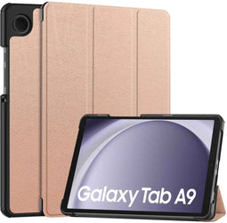 imoshion Samsung Galaxy Tab A9 - Trifold Bookcase - Auto-wake functie - Rosé Goud