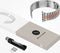 Selencia Jubilee stalen bandje - Geschikt voor Apple Watch 1, 2, 3, 4, 5, 6, 7, 8, 9, 10 (42 mm), SE - 38/40/41 mm - Zilver - One Size