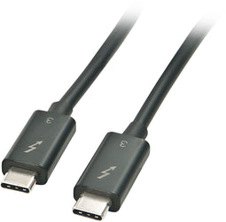 Lindy 41555 - USB-C naar USB-C Kabel - 0.50 m - Zwart