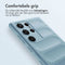 iMoshion Hoesje Geschikt voor Samsung Galaxy S23 Ultra Hoesje Siliconen - iMoshion EasyGrip Backcover - Lichtblauw