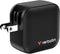 Verbatim Mini GaN Charger - Reislader 70W - 3-poorts USB-A en USB-C - Zwart