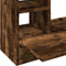 vidaXL - Wandbureau - 105x48x75 - cm - bewerkt - hout - gerookt - eikenkleurig