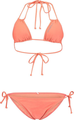 PW CAPRI BONDEY - Bikini - Triangeltop met strikbandjes - Rood