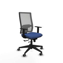Piqueras y Crespo 1D066G0 - Bureaustoel - Verstelbare hoogte met armleuning - Marineblauw