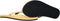 Indosole Flip Flops Essential Light - Dames Slippers - Maat 35/36 - Geel
