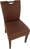 SVJ Eetkamerstoelen Vierkant - 59x45x91 cm - Rotan - Bruin - Set van 4