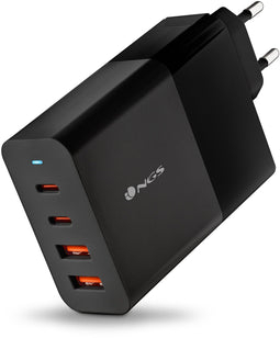 NGS BUD 100W - Dockstation - 100W USB-C x 2 USB 3.2 x 2 - Zwart
