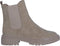 POSH by Poelman Lot - Dames Chelsea Laarzen - Elastieken inzet en ritssluiting - Beige