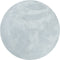 vidaXL - Vloerkleed - HUARTE - laagpolig - zacht - wasbaar - Ø - 120 - cm - blauw