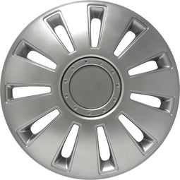 Carpoint Silverstone - Wieldoppen 17 Inch - Set van 4 - Zilver