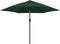 vidaXL - Parasol - met - stalen - paal - 3 - m - groen