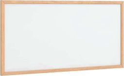 vidaXL - Magnetisch - whiteboard - met - massief - grenenhouten - frame - 60x30 - cm