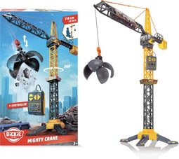 Simba Mighty Crane - Hijskraan 110cm - Afstandsbediening 360 graden - Geel