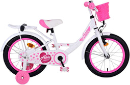 Volare Ashley Kinderfiets - Meisjesfiets - 16 inch - Wit Roze
