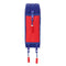 Driedubbele Pennenzak Atlético Madrid Blauw Wit Rood 12,5 x 19,5 x 5,5 cm 37 Onderdelen
