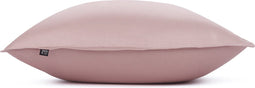 Zohome Kussensloop Satinado - Kussenhoes van 80x80 cm - Set van 2 stuks - 100% Katoen-Satijn - Roze