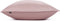 Zohome Kussensloop Satinado - Kussenhoes van 80x80 cm - Set van 2 stuks - 100% Katoen-Satijn - Roze