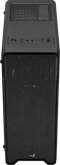 Aerocool Ore Saturn - Midi Tower - Gehard glas - Zwart