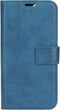 Mobiparts iPhone 15 - Classic Wallet Case - Ruimte voor pasjes - Steel Blue