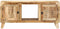 vidaXL - Tv-meubel - 105x46x32 - cm - massief - ruw - mangohout