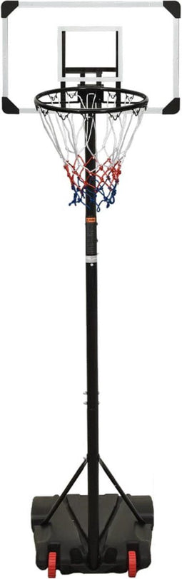 vidaXL Basketbalstandaard 216-250 cm polycarbonaat transparant