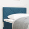 vidaXL - Hoofdbord - met - Diamanten - Blokken - in - Donkerblauw, - 80 - cm, - van - Fluweel