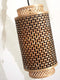 GOOD&MOJO Hanglamp Bhutan - Bamboe/Zwart - Ø18x25cm - - Hanglampen Eetkamer, Slaapkamer, Woonkamer