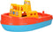 Speelgoed stoomboot rood/blauw 39 cm / strandspeelgoed voor kinderen