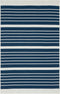 vidaXL - Vloerkleed - 160x230 - cm - katoen - marineblauw