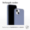 Accezz Liquid Silicone Backcover - MagSafe - Krasbestendig Schokbestendig - Grijs (iPhone 15 Plus)