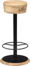 vidaXL - Barstoelen - 2 - st - massief - mangohout