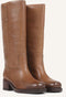 BRONX Kyley - Cowboylaarzen - Trekbanden - Cognac - maat 41