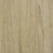 vidaXL - Bijzettafel - 50x35x52 - cm - bewerkt - hout - sonoma - eikenkleurig