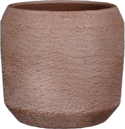 Mica Decorations Amadora Bloempot - 25x25x24 cm - Donkerbruin