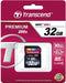 Transcend Premium SDHC kaart 32GB - Class 10 - 30 Mb/s schrijfsnelheid (1 stuk)
