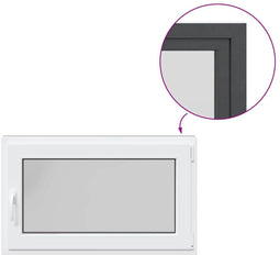 vidaXL - Kelderraam - "RISOR" - 100x60 - cm - draai-kiep - DIN - rechts - antraciet