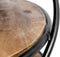 HSM Collection Salontafel Tower - ø43 cm - mangohout/ijzer