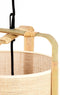 Light & Living Hanglamp Sendai - Jute en Bamboe - 27cm - Naturel