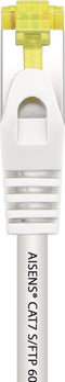 FTP Category 7 Rigid Network Cable Aisens AWG26 White 2 m
