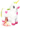 Pinata Eenhoorn 41 X 16 X 48 Cm Papier Wit