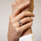 TI SENTO Ring 12143ZI - Zilveren dames ring - Zirkonia pavé - Maat 56