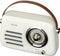 Savio RS-02 - Draagbare Radio - FM-Radio Bluetooth 5.3 - Wit