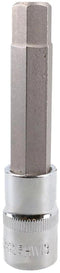 Hofftech Verlengde doppenset inbus - 7 maten - CRV materiaal - 110 mm lengte - 7-delig