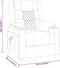 vidaXL Fauteuil verstelbaar kunstleer wijnrood