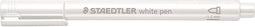 Staedtler marker Metallic 8323, wit 10 stuks