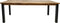 HSM Collection Eettafel Atlanta - 200x100 cm - rustiek oud teak/metaal