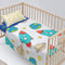 Happy Friday Sheet set 2 pieces Space rocket 100x130 cm (Cot) Multicolor