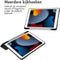 imoshion Tablet Hoes - Geschikt voor iPad 9e generatie (2021) 10.2 inch / 8e generatie (2020) 10.2 inch / 7e generatie (2019) 10.2 inch - Trifold Hardcase Bookcase - Zwart