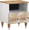vidaXL - Nachtkastjes - 2 - st - 40x33x46 - cm - massief - mangohout